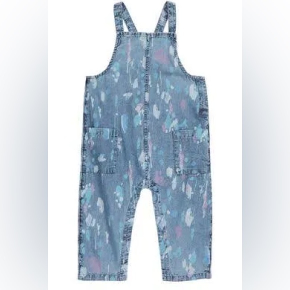 NWT Nordstrom Cristina Martinez Chambray
Romper in Blue Paintbrush Strokes